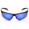 Pyramex Ever-Lite(R), Safety Glasses, Anti-Scratch, Ice Blue Mirror Lens, Black Frame, Half-Frame SB8665D - alternate 3